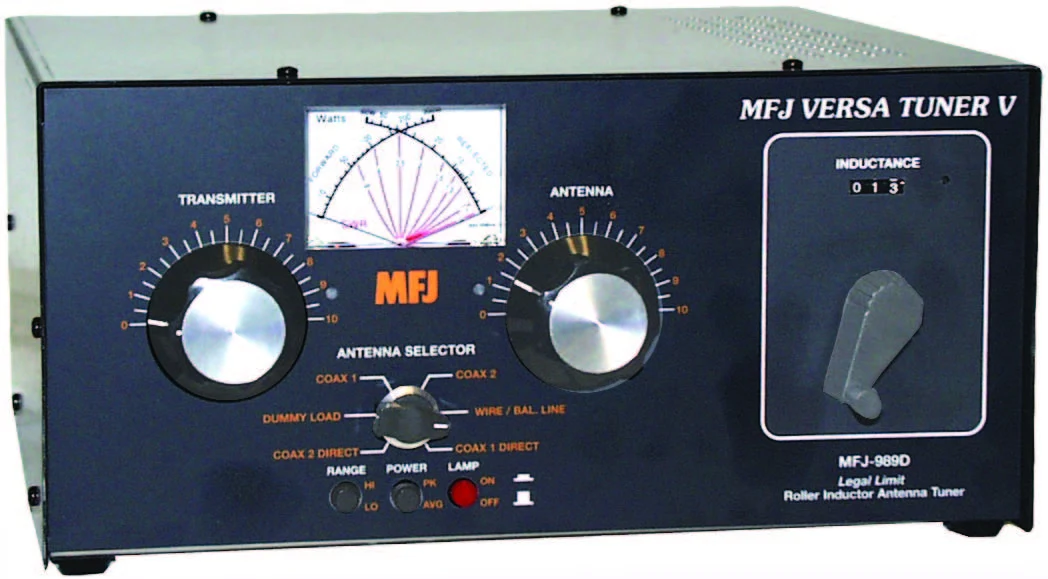 MFJ-989D-SEC, ANTENNA TUNER, 1.8-30 MHz, LEGAL POWER